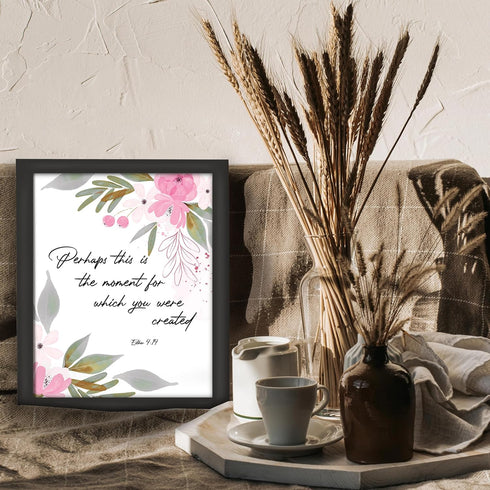 Posterizer 1 pcs-This Is The Moment-Bible verse-Religious Posters-Motivational & Inspirational Art-Gifts for Christians-Gift for Daughter, Son, Ki...